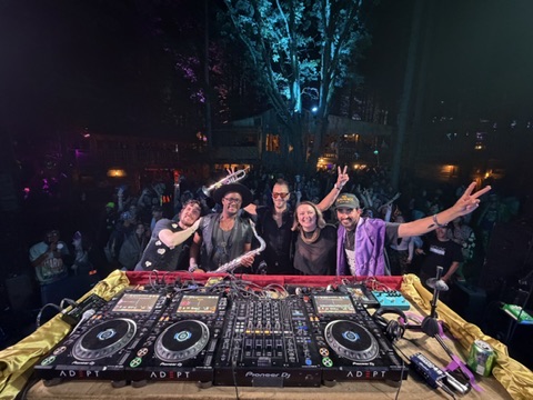 The House of Tempo crew together at Electric Forest